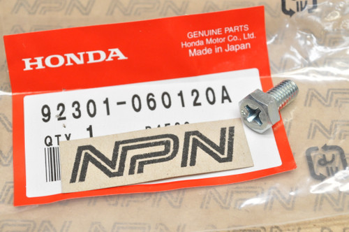 NOS Honda C70 CB750 CB900 CT90 GL1200 S65 TRX200 XR200 Bolt 92301-06012-0A
