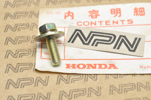 NOS Honda ATC250 CA72 CB750 CR500 TRX250 XL125 Bolt w/ Washer 93494-06020-08