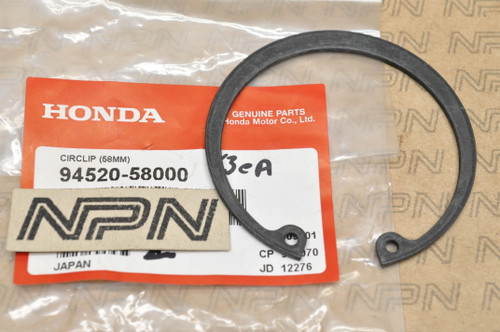 NOS Honda ATC250 ES ATC250SX TRX250 TRX350 Inner Circlip 58mm 94520-58000