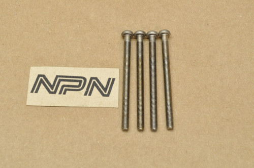 Vtg Used OEM Honda ATC90 CB125 CB450 CB500 CB550 CB650 CB750 CB900 CL450 CM185 CM400 CM450 CT125 CT70 CX500 FT500 GL1000 MT125 MT250 ST90 XL100 XL125 Screw Qty4 93500-04055-4J