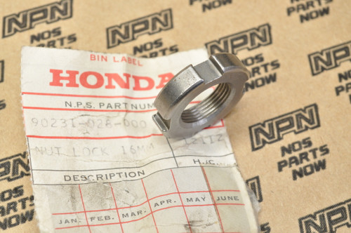 NOS Honda ATC110 CL90 CT90 S90 SL90 ST90 TRX125 XL175 Lock Nut 90231-028-000