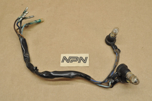 Vintage Used OEM Yamaha 1970-71 HS1 Speedometer Pilot Light Wire Socket 287-83520-40