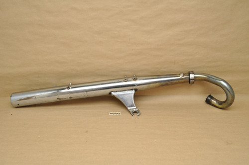 Vtg Used OEM Yamaha AS2 YAS1C Right Exhaust Muffler Header Pipe 218-14620-30