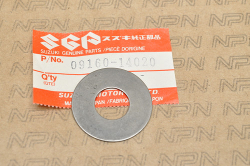 NOS Suzuki DR370 GS400 GS550 GS750 PE250 RM250 RM400 SP370 Washer 09160-14020