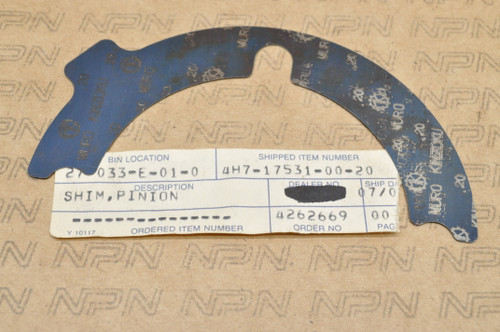 NOS Yamaha XJ700 XJ900 Pinion Shim 4H7-17531-00-20