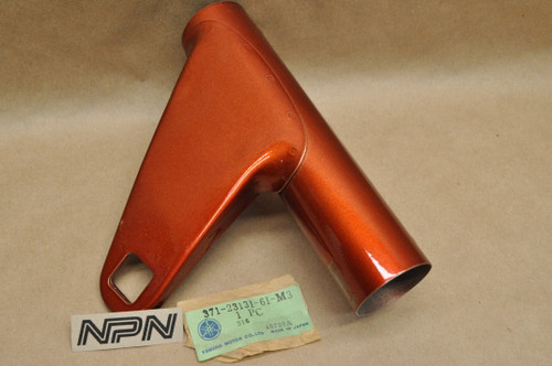 NOS Yamaha TX500 XS500 Brown Right Fork Ear Cover Light Stay Bracket 371-23131-61-M3