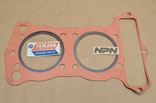 NOS Yamaha 1973-74 TX500 1975-78 XS500 Cylinder Head Gasket 2F1-11181-00