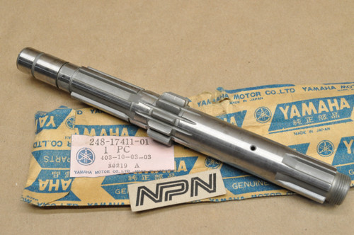 NOS Yamaha AT1 AT2 AT3 ATM1 CT1 CT2 CT3 Main Axle Shaft 248-17411-01