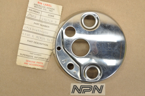 NOS Honda CB350 CB400 CB450 CB500 CL350 CL450 Meter Setting Ring 37213-455-000