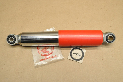 NOS Honda C100 CA100 C102 CA102 Scarlet Red Rear Shock Absorber 52400-001-020 C
