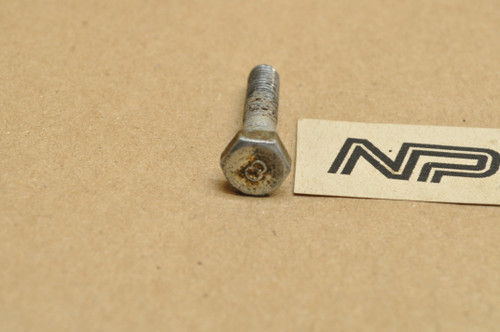 Vtg OEM Honda CT70 Silver Tag Large 8 Front Brake Hex Bolt 6x28 92000-06028