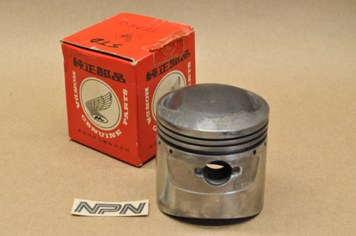 Vintage Used OEM Honda CA77 Standard Size Piston 13101-266-020