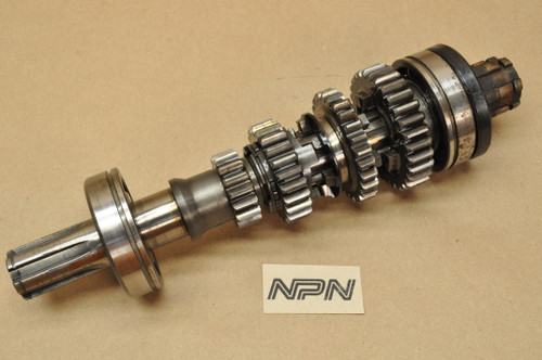 Vintage Used OEM Honda CA72 CA77 Transmission Main Shaft & Gear Lot 23211-259-010