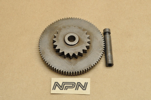 Vintage Used OEM Honda CB350 F CB350F1 Starter Motor Gear & Shaft 28101-333-000