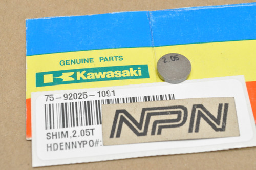 NOS Kawasaki KZ550 KZ650 KZ750 ZR550 ZR750 ZX550 ZX750 Valve Shim 2.05 92025-1091
