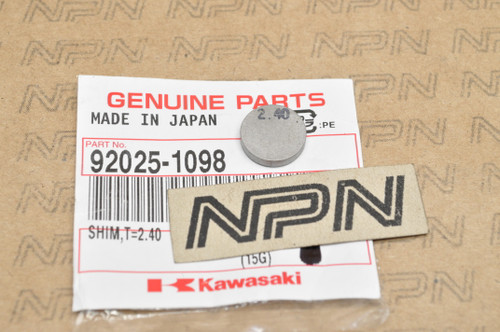 NOS Kawasaki KZ550 KZ650 KZ750 ZR550 ZR750 ZX550 ZX750 Valve Shim 2.40 92025-1098