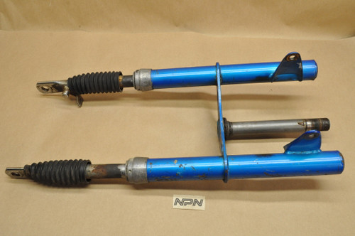 Vintage Used OEM Honda Z50 K5 Front Fork Ear Tube Assembly Candy Blue 51510-120-000 CN