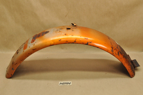 Vtg Used OEM Honda SL70 K1 XL70 K0-1976 Rear Fender Candy Topaz Orange 80100-118-770 DD