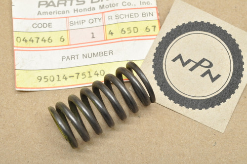 NOS Honda CB350 CB750 CBX CX500 GL1100 SL125 TL250 XL250 Spring 95014-75140 NOS Honda CB350 CB750 CBX CX500 GL1100 SL125 TL250 XL250 Spring 95014-75140