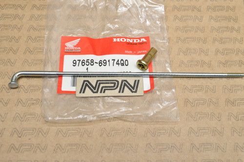 NOS Honda 1983-84 XL200 R Rear Wheel Spoke & Nipple 97658-69174-Q0
