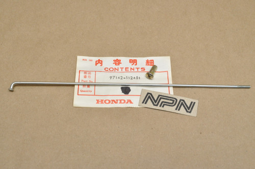 NOS Honda PC50 Little Honda Moped Front Wheel Spoke A & Nipple 97142-11245-1