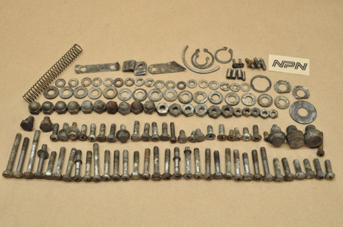 Vtg Used OEM Honda CB160 Engine Bolt Screw Washer Nut Spring Plate Hardware Lot