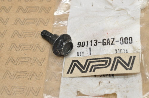 NOS Honda CRF50 CRF70 XR50 R XR70 R Chain Slider Flange Bolt 90113-GAZ-000