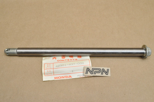 NOS Honda 1979-80 XL100 S XL125 S XL185 S Rear Wheel Axle Bolt 42301-437-000