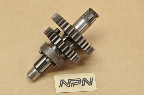 Vtg Used OEM Honda ATC70 C70 CT70 Z50 Trans Counter Shaft & Gears 23221-041-040