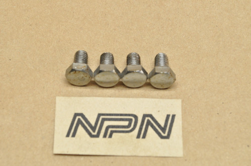 Vtg Used OEM Honda CB160 CB350 CB450 CBX CL160 CL350 GL1000 Bolt 6x10 Qty4 92000-06010-02