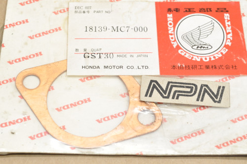 NOS Honda 1982 CX500 T Turbo Exhaust Manifold Gasket 18139-MC7-000