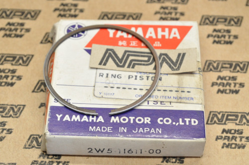 NOS Yamaha 1976-81 YZ100 Standard Size Piston Ring for 1 Piston 2W5-11611-00