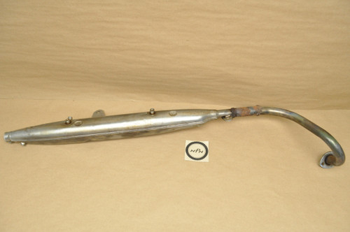Vtg Used OEM Honda CT70 K0 CT70H K0 Exhaust Muffler Header Pipe AS IS 18300-098-673