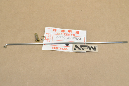 NOS Honda 1979 XR185 1980 XR200 Front Wheel Spoke A & Nipple 97170-31312-L0