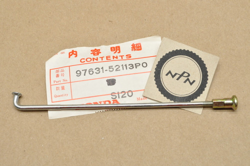 NOS Honda 80-82 CM200 T 82-83 CM250 C Rear Wheel Spoke & Nipple 97631-52113-P0