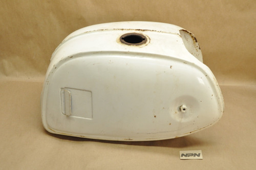 Vintage Used OEM Honda CA160 CA95 Fuel Gas Tank White 17500-212-010