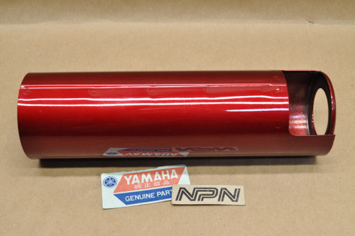 NOS Yamaha YDS3 YM1 Red Lower Front Fork Cover 156-23123-00