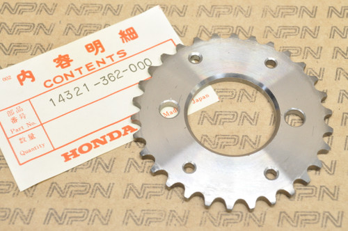 NOS Honda XL175 K0-1978 Cam Chain Gear Sprocket 30T 14321-362-000