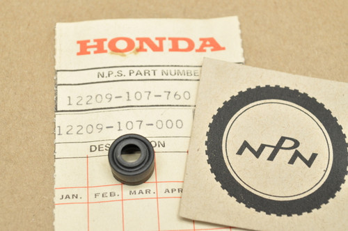 NOS Honda ATC200 CB400 CL100 SL100 SL125 XL100 XR75 Valve Seal 12209-107-760