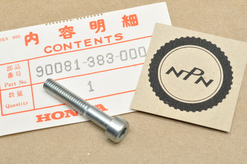 NOS Honda ATC125 ATC185 ATC200 CB125 CT125 TL125 TLR20 TRX125 TRX200 XL100 XL125 XL185 XL200 XR200 Socket Bolt 90081-383-000