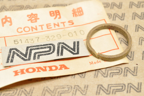 NOS Honda CB750 CR250 MR250 MT250 SL350 XL350 Fork Piston Ring 51437-329-010