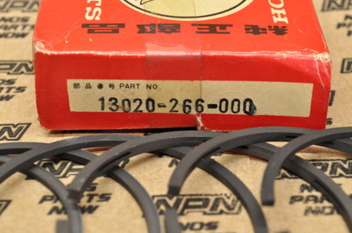 NOS Honda CA77 .25 Oversize Piston Ring Set for 2 Pistons= 6 Rings 13020-266-000
