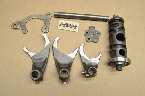 Vtg Used OEM Honda CB1000 CB1100 CB750 CB900 Gear Shift Drum Fork Plate Lot 24300-425-030