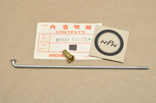 NOS Honda CB350 CB360 CB400 CJ360 CL350 CL360 Spoke B & Nipple 97339-52157-10