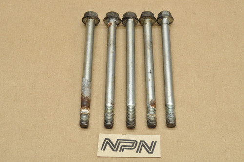 Vtg OEM Honda CB650 CB750 CB900 CBX CX500 CX650 GL1100 GL500 Bolt 8x104 Qty5 90103-438-000