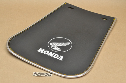 NOS Vintage Honda Motorcycle Fender Mud Flap X-Large Guard Aftermarket
