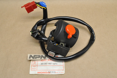 NOS Honda CB1000 C VF750 C Engine Start Run Stop Off Kill Switch 35130-MB1-670