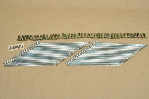 Vintage OEM Honda CL450 K0-K6 Front Wheel Spoke A , B & Nipple Set 97548-52149-1