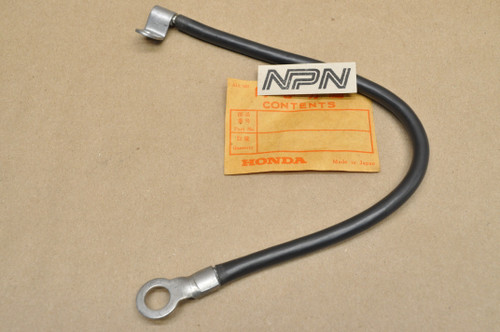 NOS Honda 1976 CB750 K Battery Ground Cable Wire 32601-341-700