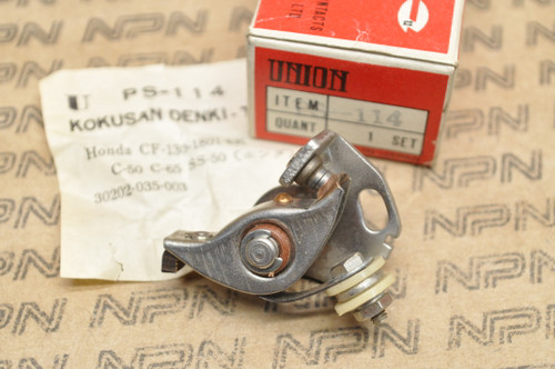 NOS Honda C100 C105 T S65 Union Points Contact Breaker 30202-035-003